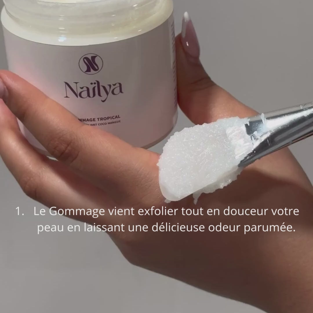 Charger la vidéo : Le Duo Tropical - Chantilly &amp; Gommage | COCO MANGO